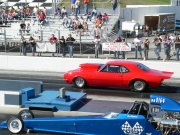 SOLID RED CAMARO WRINKLING REAR TIRES